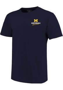 Michigan Wolverines Navy Blue Off Roading Short Sleeve T Shirt