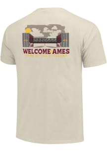 Iowa State Cyclones Ivory Welcome To Ames Short Sleeve T Shirt