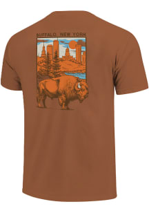 Buffalo Orange River Skyline Short Sleeve T Shirt