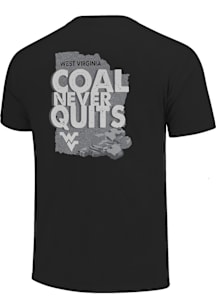 West Virginia Mountaineers Black Built on Bravery Short Sleeve T Shirt