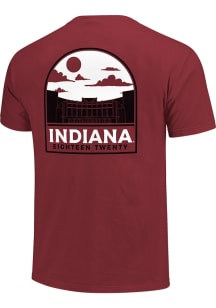 Indiana Hoosiers Campus Arch Short Sleeve T Shirt - Maroon