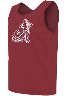 Texas A&amp;M Aggies Mens Brown Comfort Colors Logo Short Sleeve Tank Top