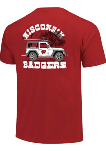 Wisconsin Badgers Loading Up Short Sleeve T-Shirt - Red