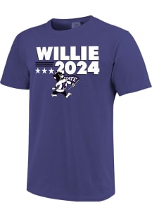 K-State Wildcats Willie 2024 Short Sleeve T Shirt - Purple