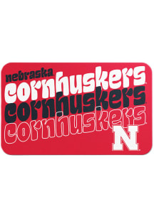 Red Nebraska Cornhuskers Primary Logo Stickers