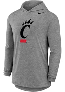 Nike Cincinnati Bearcats Mens Grey Dri-Fit Long Sleeve Hoodie