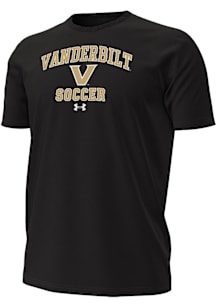 Under Armour Vanderbilt Commodores Black Soccer Performance Short Sleeve T Shirt