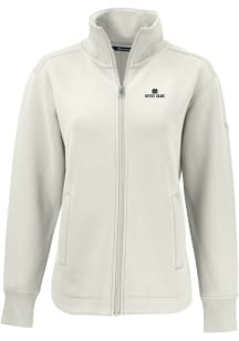 Cutter and Buck Notre Dame Fighting Irish Womens White Roam Light Weight Jacket