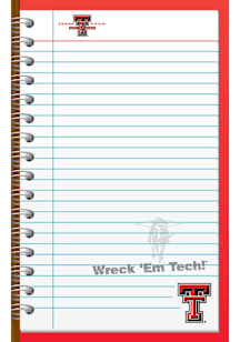 Texas Tech Red Raiders Memo Notebook and Folder - White