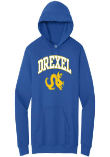 Mens Drexel Dragons Blue Summit Sportswear Arch Logo Hooded Sweatshirt