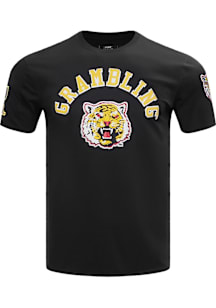 Pro Standard Grambling State Tigers Black Stacked Logo Short Sleeve Fashion T Shirt