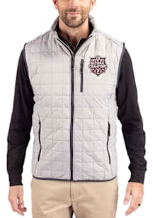 Cutter and Buck Indiana Hoosiers Big and Tall Grey 2025 CFP National Champions Rainier PrimaLoft M..