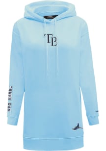 Pro Standard Tampa Bay Rays Womens Light Blue Classic Short Sleeve Dress