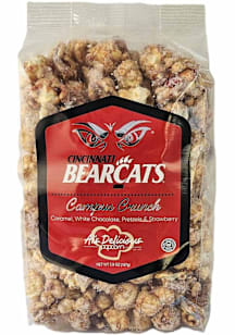 Cincinnati Bearcats Combo of Caramel, White Chocolate, Pretzels, and Strawberries Popcorn Snack