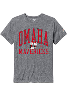 UNO Mavericks Grey All American Oversized Number One Short Sleeve T Shirt