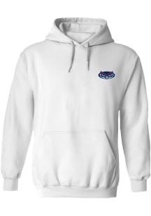 Vive La Fete Florida Atlantic Owls Womens White Impressions Hooded Sweatshirt