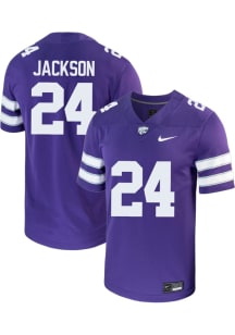 Martel Jackson Nike Mens Purple K-State Wildcats NIL Football Jersey