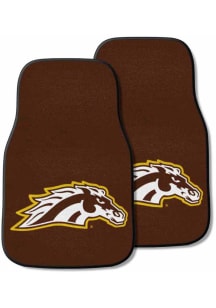 Western Michigan Broncos Brown Sports Licensing Solutions Logo Car Mat