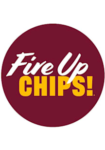 Central Michigan Chippewas 3" Fire up Chips Button - Maroon