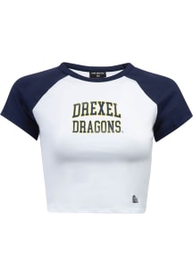 Drexel Dragons White Hype and Vice Homerun Short Sleeve T-Shirt