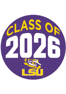 LSU Tigers 3&quot; Class of 2026 Button - Purple