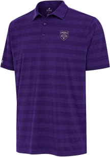 Antigua Louisville City FC Mens Purple Tunnel Short Sleeve Polo