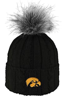 LogoFit Iowa Hawkeyes Black Alps Womens Knit Hat