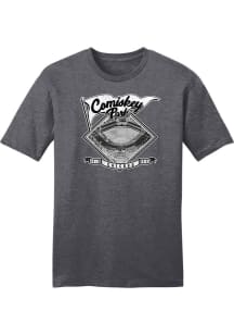 Chicago White Sox Charcoal Comiskey Park Short Sleeve Fashion T Shirt