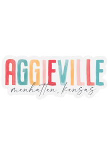Aggieville Vinyl Watercolor Stickers