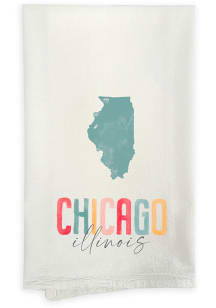 Chicago Watercolor Towel