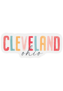 Cleveland Vinyl Watercolor Magnet