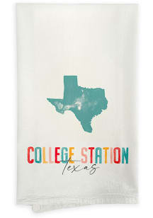 College Station Watercolor Towel