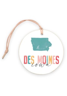 Des Moines 4&quot; Watercolor Ornament