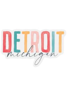 Detroit Vinyl Watercolor Magnet