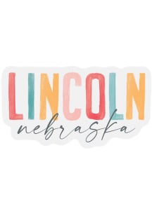 Lincoln Vinyl Watercolor Stickers