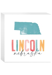 Lincoln 5x5 Watercolor Sign