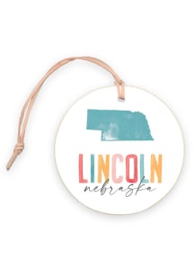 Lincoln 4&quot; Watercolor Ornament