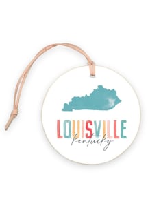 Louisville 4&quot; Watercolor Ornament