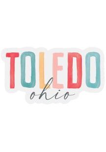 Toledo Vinyl Watercolor Stickers