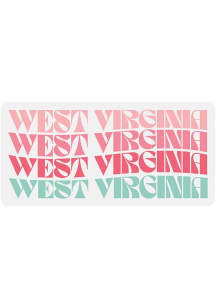 West Virginia Vinyl Retro Wave Stickers