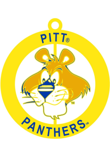Blue Pitt Panthers Retro Mascot Spinner Keychain