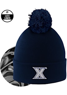 LogoFit Xavier Musketeers Navy Blue Monroe Womens Knit Hat