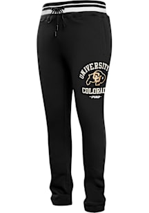 Pro Standard Colorado Buffaloes Mens Black Stacked Logo Sweatpants