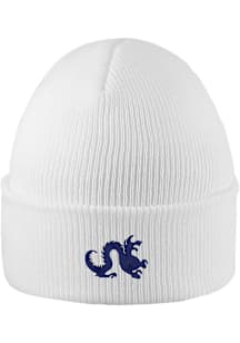 LogoFit Drexel Dragons White Northpole Cuffed Mens Knit Hat