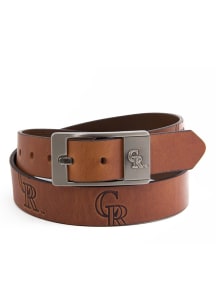 Colorado Rockies Leather Brandish Mens Belt