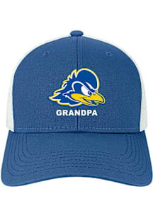 Delaware Fightin' Blue Hens Grandpa Mid Pro Trucker Adjustable Hat - Blue
