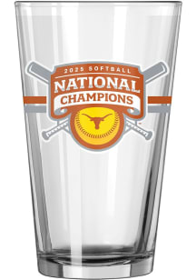 Texas Longhorns Womens College World Series Champions 2025 16oz Pint Glass - White