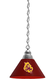 Arizona State Sun Devils Sparky Single Silver Billiard Lamp