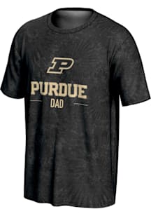 ProSphere Purdue Boilermakers Black Dad Short Sleeve T Shirt