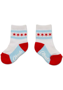 Chicago State Shape Baby Quarter Socks